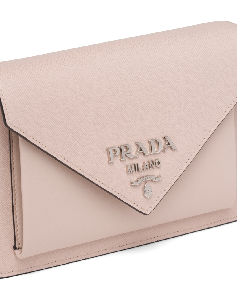 PRADA プラダ サフィアーノレザー ミニ エンベロープバッグ ウォーターリリー 1BP020_2EVU_F0VCN