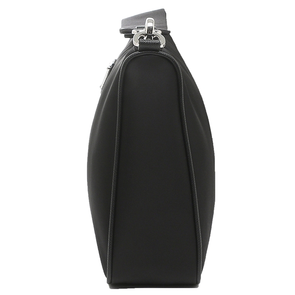 プラダ バッグ ショルダーバッグ ナイロン サフィアーノ ポーチ トライアングルロゴ ブラック メンズ レディース PRADA 2VH113 2DMH OOO F0002