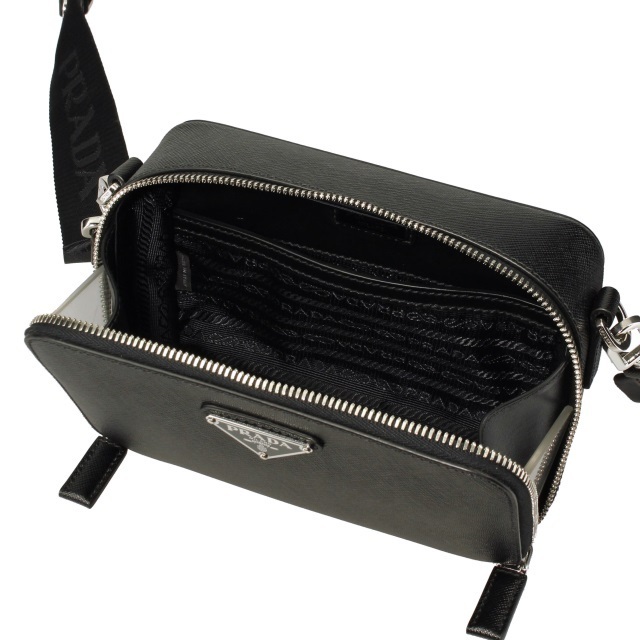 プラダ PRADA サフィアーノレザー クロスボディバッグ ブラック 2VH070 9Z2 F0002