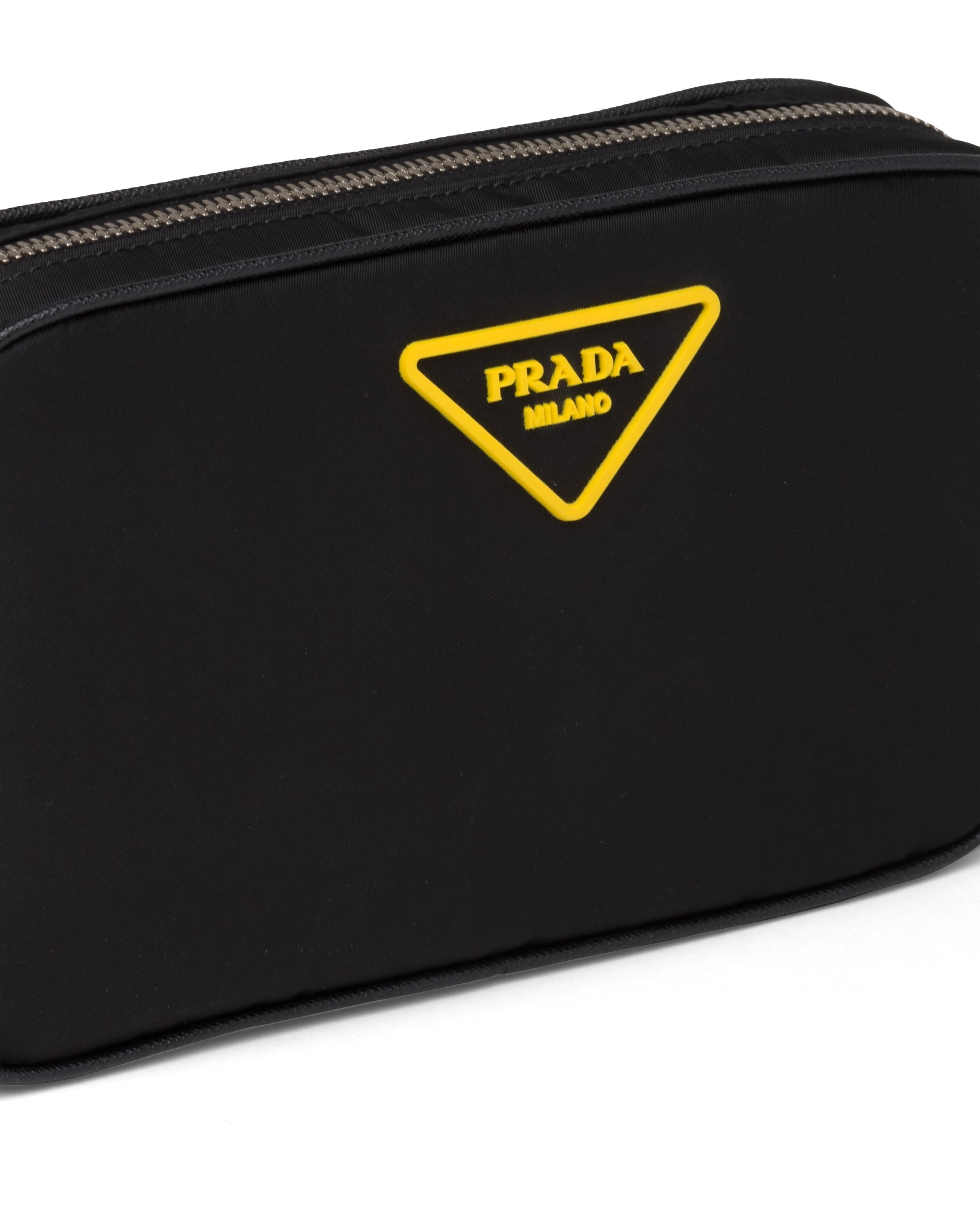 プラダ PRADA スペシャルラバーロゴナイロンベルトバッグ ブラック 2VL977_074_F0C5Z_V_WWO