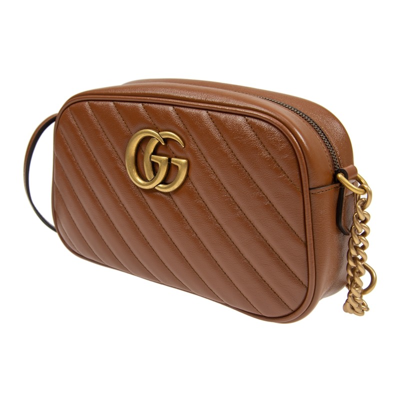 GUCCI グッチ 〔GGマーモント〕キルティング スモール ショルダーバッグ 447632 0OLFT 2535