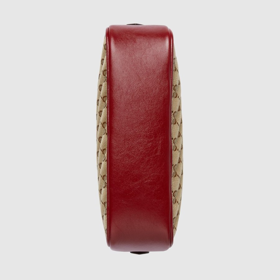 グッチ GUCCI GGマーモント スモール ショルダーバッグ レッド レザー 447632 HVKEG 8561
