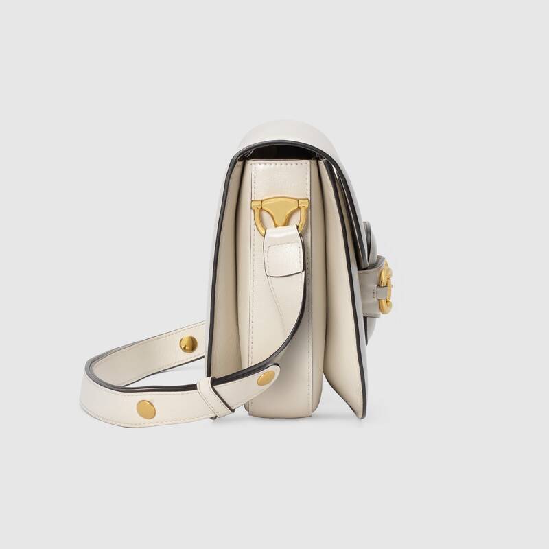 GUCCI グッチ ホースビット ショルダー バッグ ホワイト 602204 1DB0G 9022