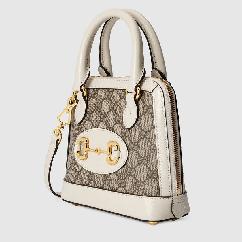 グッチ GUCCI ホースビット 1955 ミニ トップハンドルバッグ 2WAY ショルダーバッグ PVC レザー 640716/621220 92TCG 9761