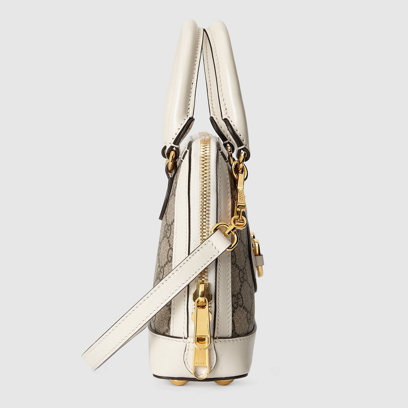 グッチ GUCCI ホースビット 1955 ミニ トップハンドルバッグ 2WAY ショルダーバッグ PVC レザー 640716/621220 92TCG 9761
