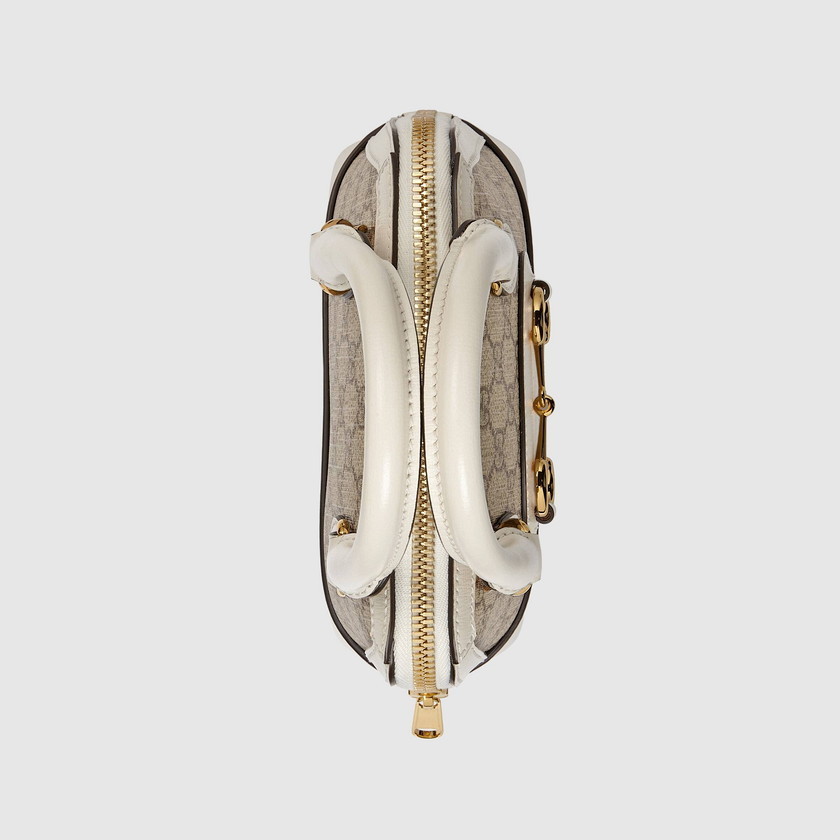 グッチ GUCCI ホースビット 1955 ミニ トップハンドルバッグ 2WAY ショルダーバッグ PVC レザー 640716/621220 92TCG 9761