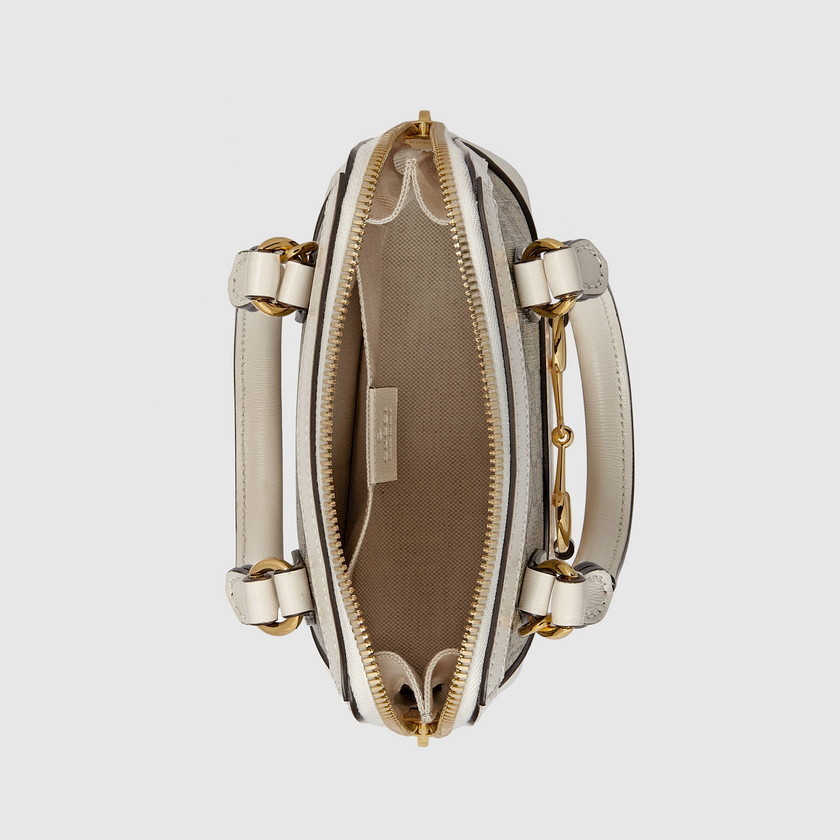 グッチ GUCCI ホースビット 1955 ミニ トップハンドルバッグ 2WAY ショルダーバッグ PVC レザー 640716/621220 92TCG 9761