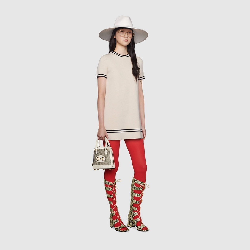 グッチ GUCCI ホースビット 1955 ミニ トップハンドルバッグ 2WAY ショルダーバッグ PVC レザー 640716/621220 92TCG 9761