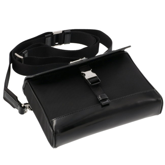 プラダPRADA バッグ メンズ エコニール ショルダーバッグ ブラック 2VD044-789-FOOO2
