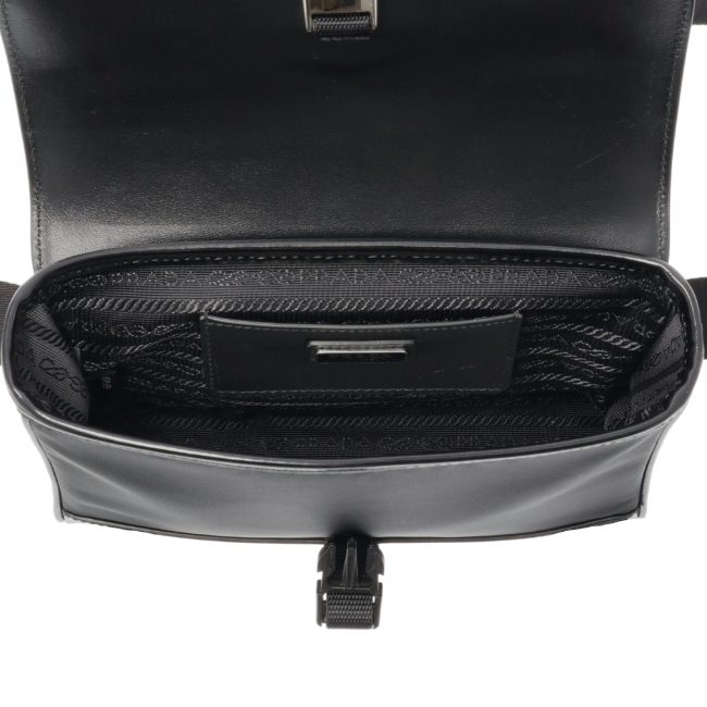 プラダPRADA バッグ メンズ エコニール ショルダーバッグ ブラック 2VD044-789-FOOO2