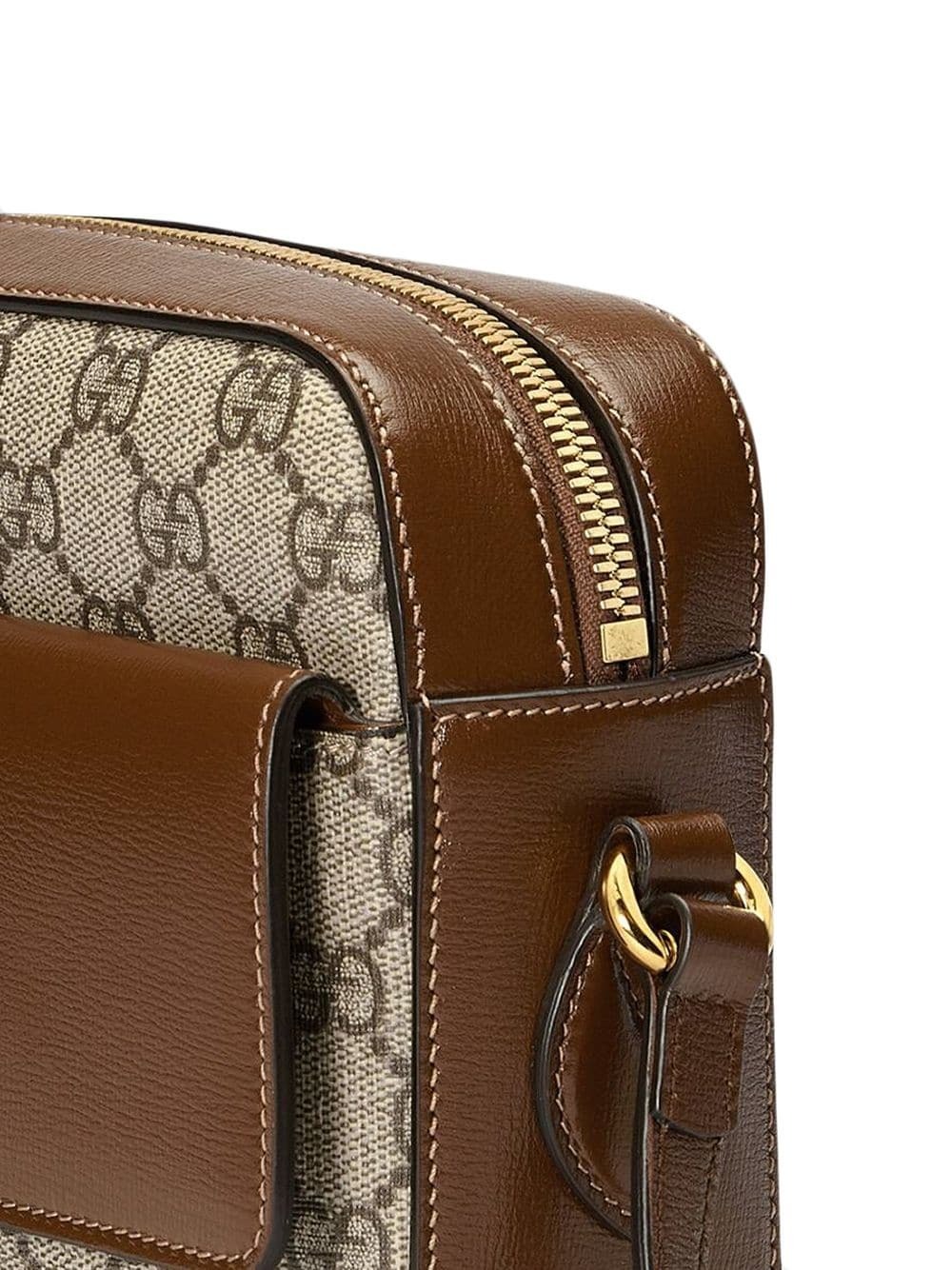 グッチ GUCCI ホースビット1955 スモールショルダーバッグ 645454 92TCG 8563 GGスプリームキャンバス ベージュ＆ブラウン