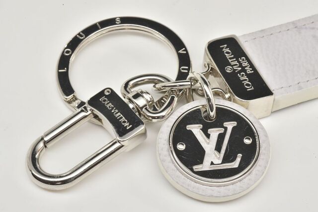 LOUIS VUITTON タイガ ポルトクレ ネオLVクラブ キーホルダー ホワイト M69325