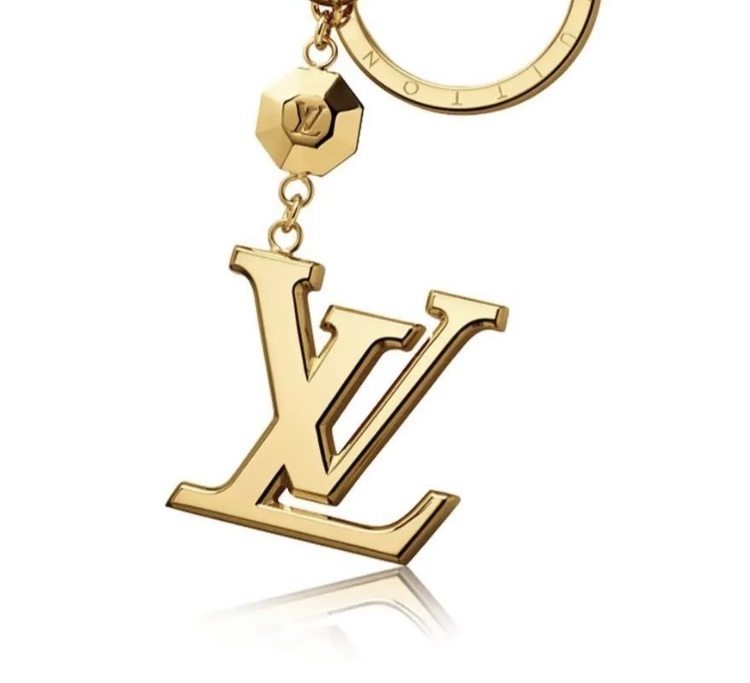 ルイ・ヴィトン LOUIS VUITTON ポルトクレ LV ファセット キーホルダー GP ゴールド M65216
