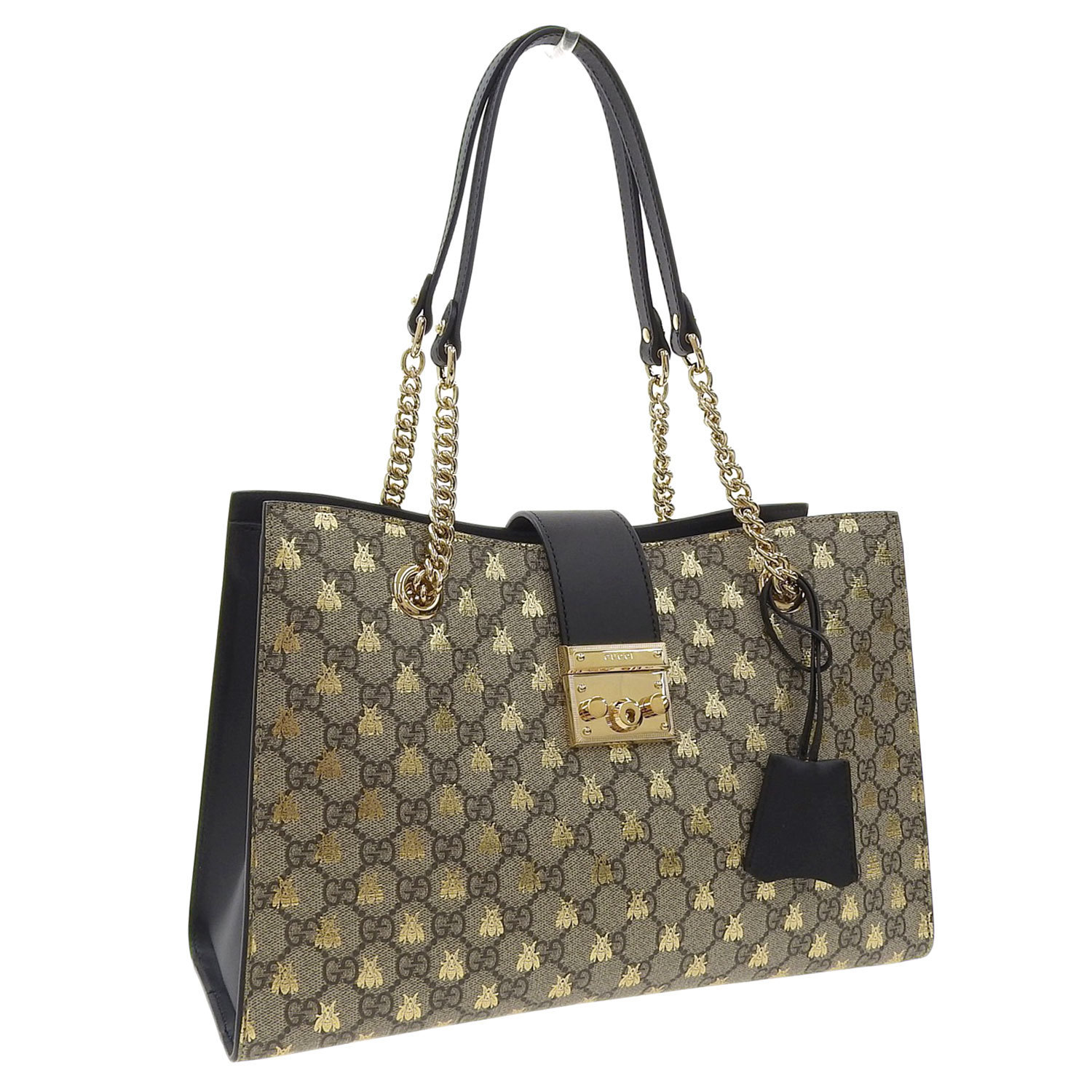 グッチ GUCCI ショルダーバッグ バッグ ベージュ ブラック ビーモチーフ レディース 479197 9F26G 8319