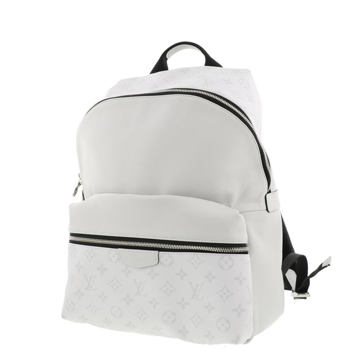 ルイ・ヴィトン LOUIS VUITTON ディスカバリーバックハ M30232 タイガレザー ホワイト メンズ リュック・デイパック