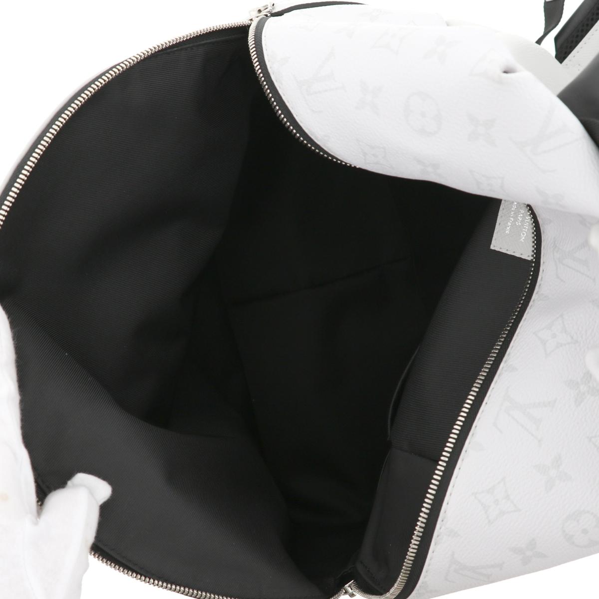 ルイ・ヴィトン LOUIS VUITTON ディスカバリーバックハ M30232 タイガレザー ホワイト メンズ リュック・デイパック