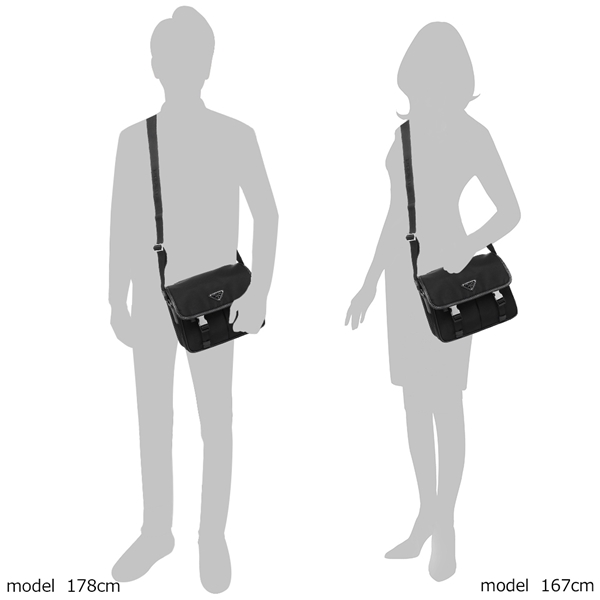 PRADA プラダ ショルダーバッグ メンズ ブラック 2VD769 064 F0002