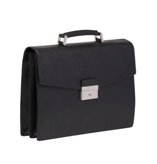 プラダ PRADA  ブリーフケース SAFFIANO メンズ ビジネスバッグ ブラック 2VB006 053 F0002