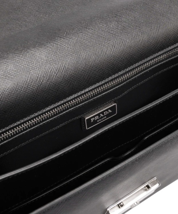 プラダ PRADA  ブリーフケース SAFFIANO メンズ ビジネスバッグ ブラック 2VB006 053 F0002