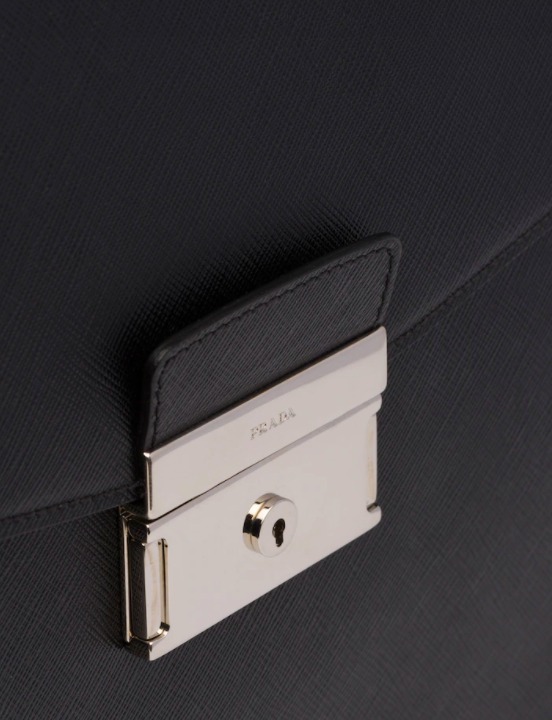 プラダ PRADA  ブリーフケース SAFFIANO メンズ ビジネスバッグ ブラック 2VB006 053 F0002