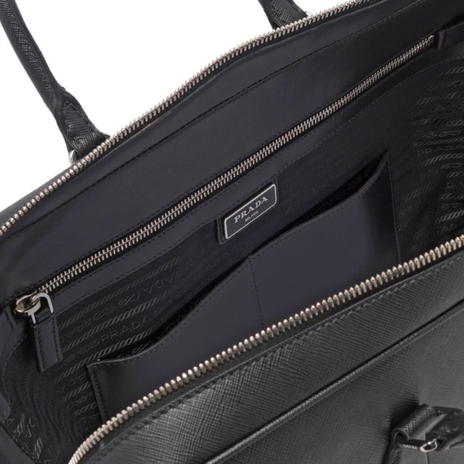 PRADA プラダ ブリーフケース ビジネスバッグ ブラック 2VE004_9Z2_F0002_V_OOO