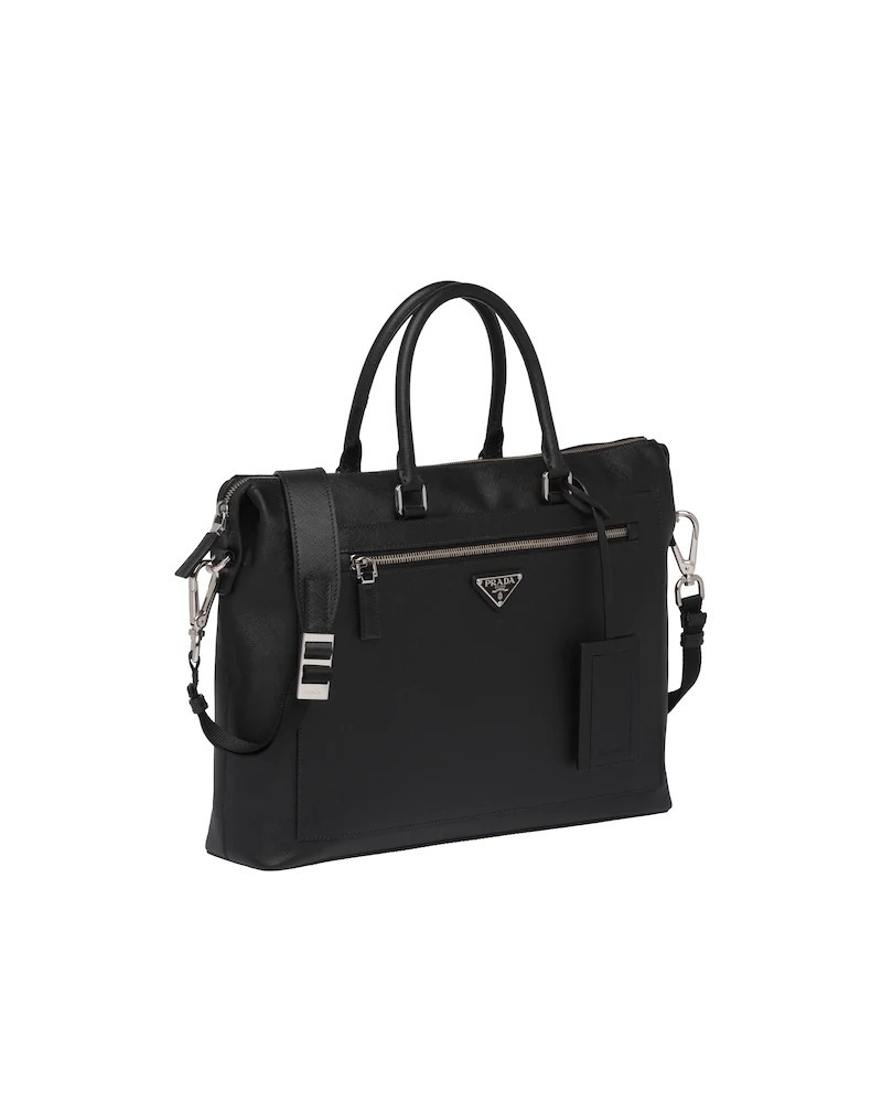 プラダ PRADA サフィアーノレザー ブリーフケース ブラック 2VG044_9Z2_F0002_V_OOO