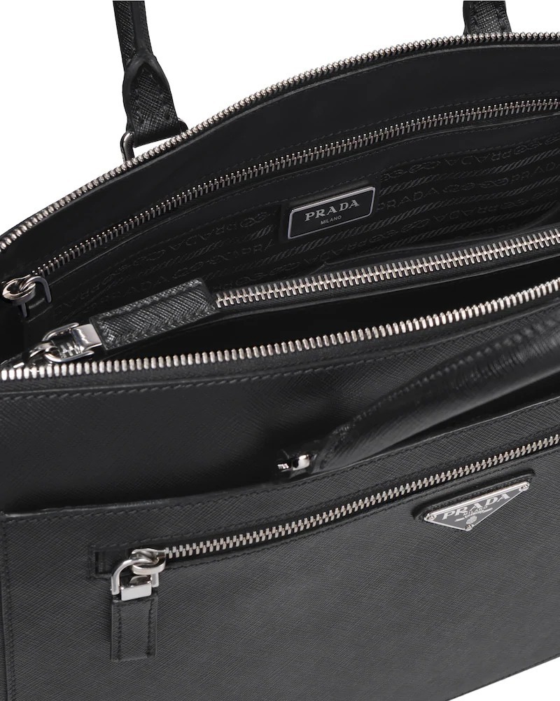 プラダ PRADA サフィアーノレザー ブリーフケース ブラック 2VG044_9Z2_F0002_V_OOO