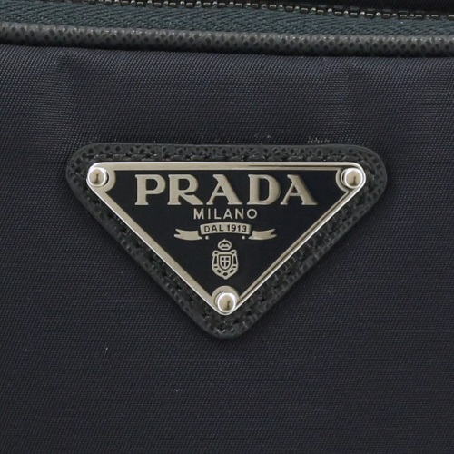 プラダバッグ ショルダーバッグ ナイロン サフィアーノ トライアングルロゴ ブラック メンズ レディース PRADA 2VD041 2DMH F0002
