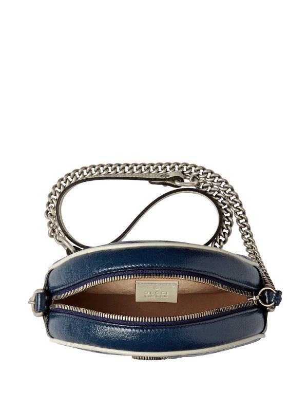 GUCCI GGマーモント ラウンドショルダーバッグ ミニ 550154 0OLFN 9652