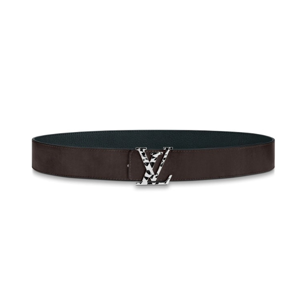 ルイヴィトン LOUIS VUITTON サンチュール・LVファセット リバーシブル ネイビー M0292T