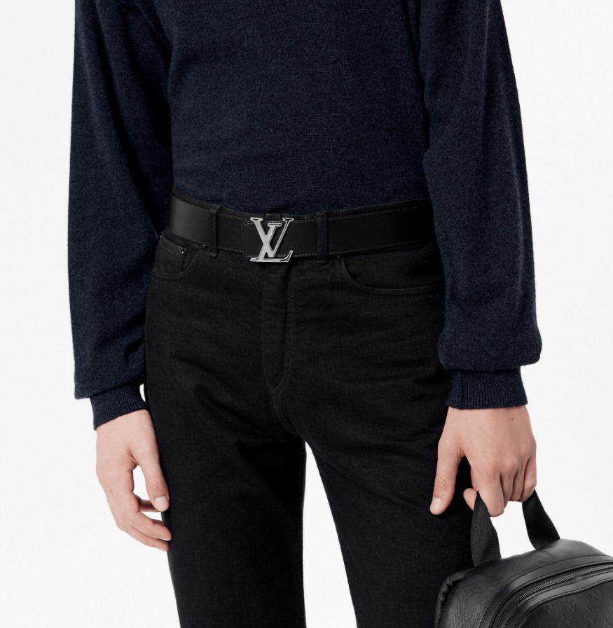 ルイヴィトン LOUIS VUITTON サンチュール・LVイニシャル 40MM リバーシブル M0285V