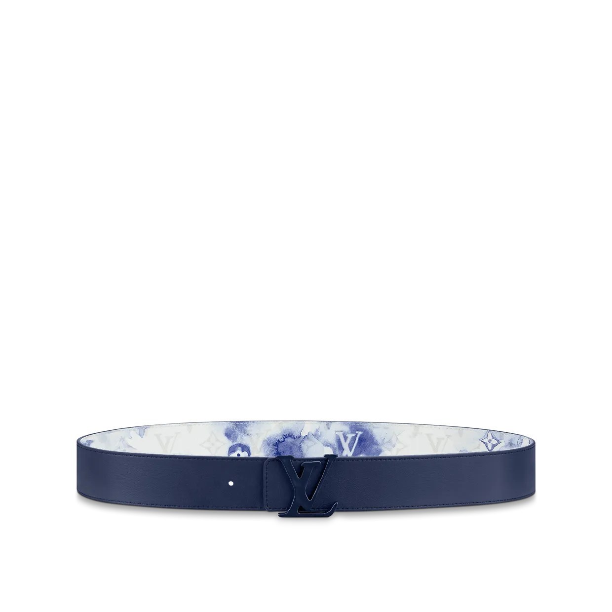 ルイヴィトン LOUIS VUITTON サンチュール・LVシェイプ 40MM リバーシブル 水彩画風 M0358U