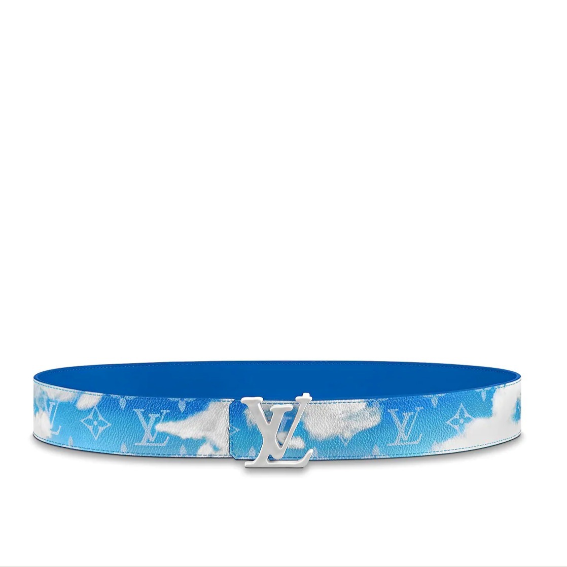ルイヴィトン LV サンチュール・LVシェイプ 40MM リバーシブル ベルト CLOUDS MP261V