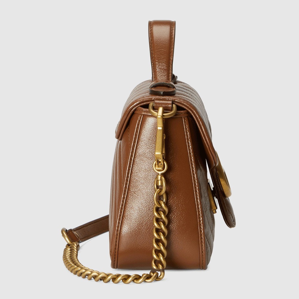 グッチ GUCCI GGマーモント ミニ トップ ハンドルバッグ 583571 0OLFT 2535