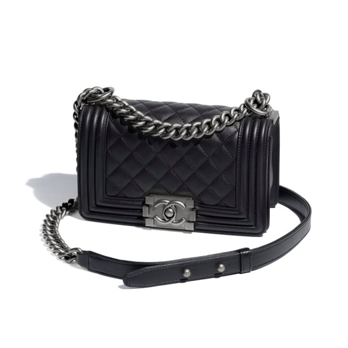 CHANEL シャネル BOY CHANEL スモール ハンドバッグ ブラック A67085 Y09953 94305