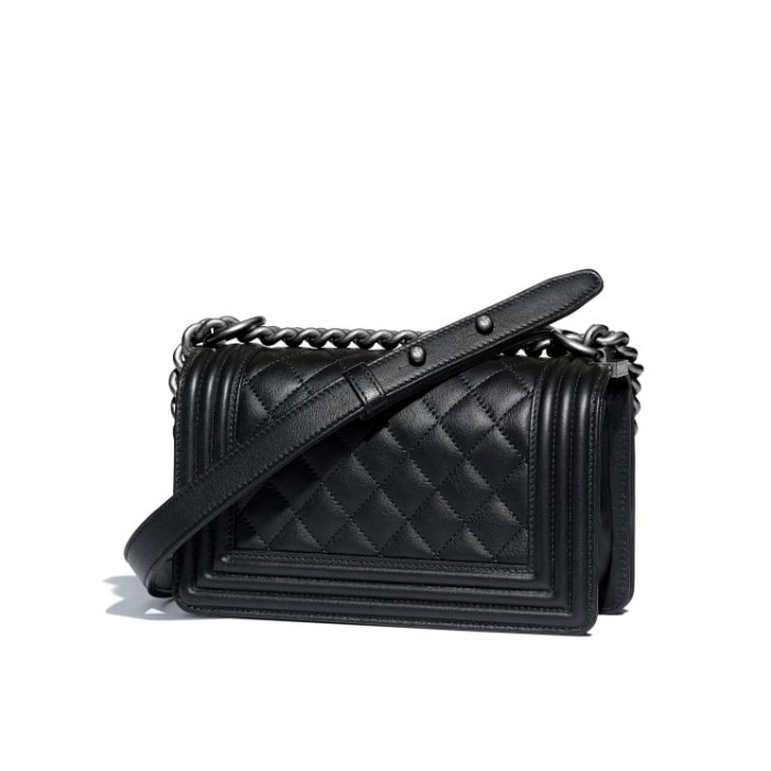 CHANEL シャネル BOY CHANEL スモール ハンドバッグ ブラック A67085 Y09953 94305