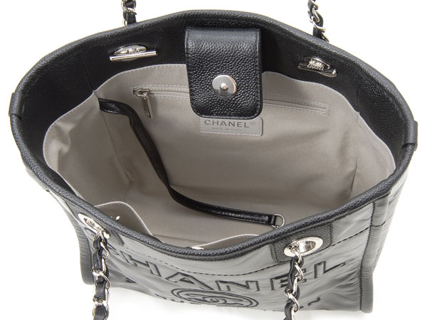 シャネル CHANEL トートバッグ A93256 Y60500 94305 チェーン ショルダー ココマーク ブラック