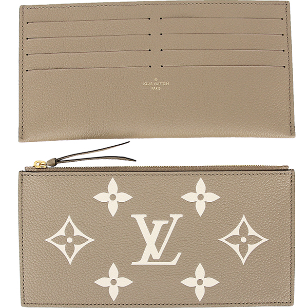 LOUIS VUITTON ルイヴィトン M69977 モノグラム・アンプラント ポシェット・フェリシー チェーンウォレット ベージュ