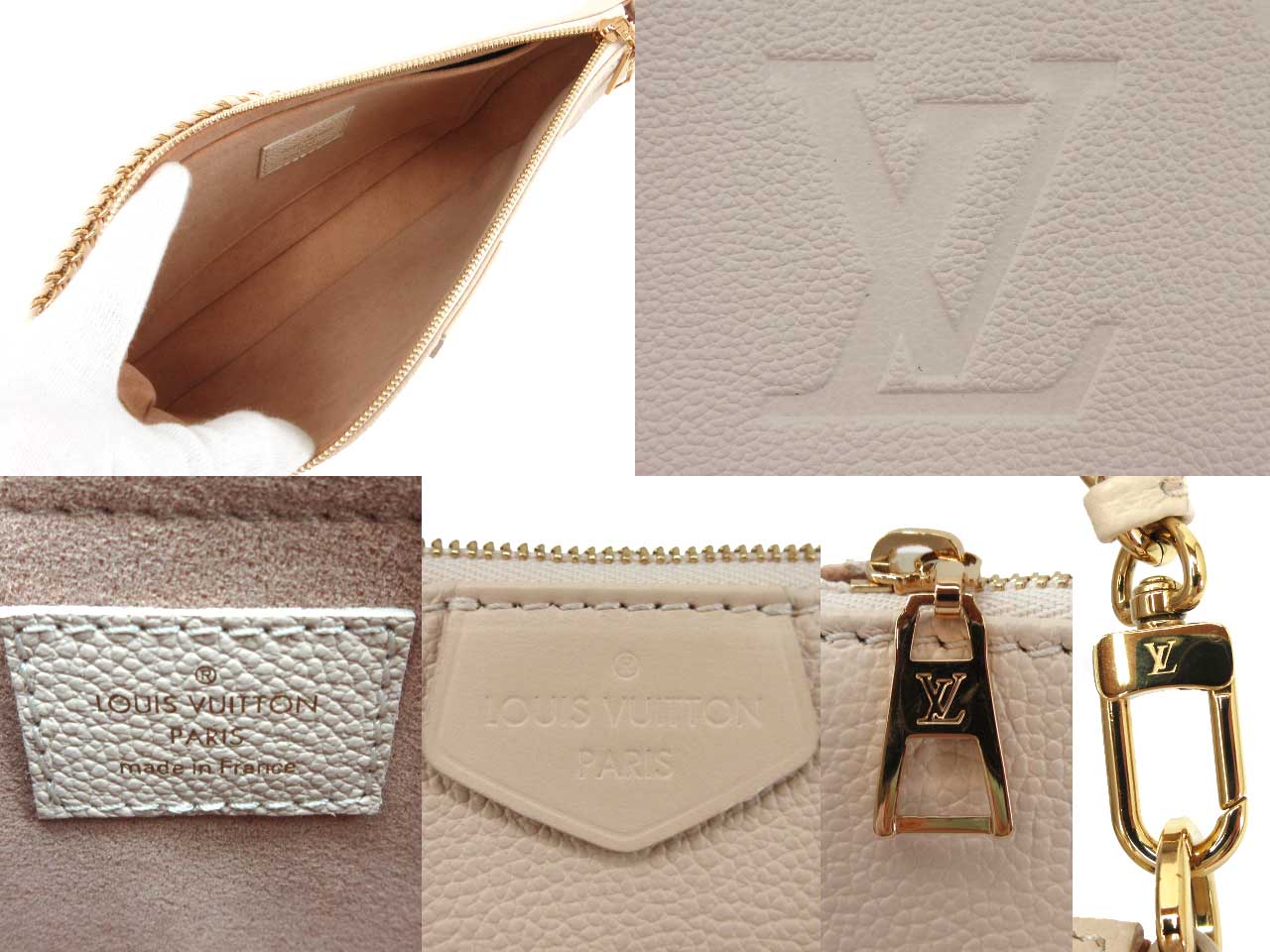 LOUIS VUITTON ルイヴィトン ショルダーバッグ ミュルティポシェットアクセソワール クレーム M80447