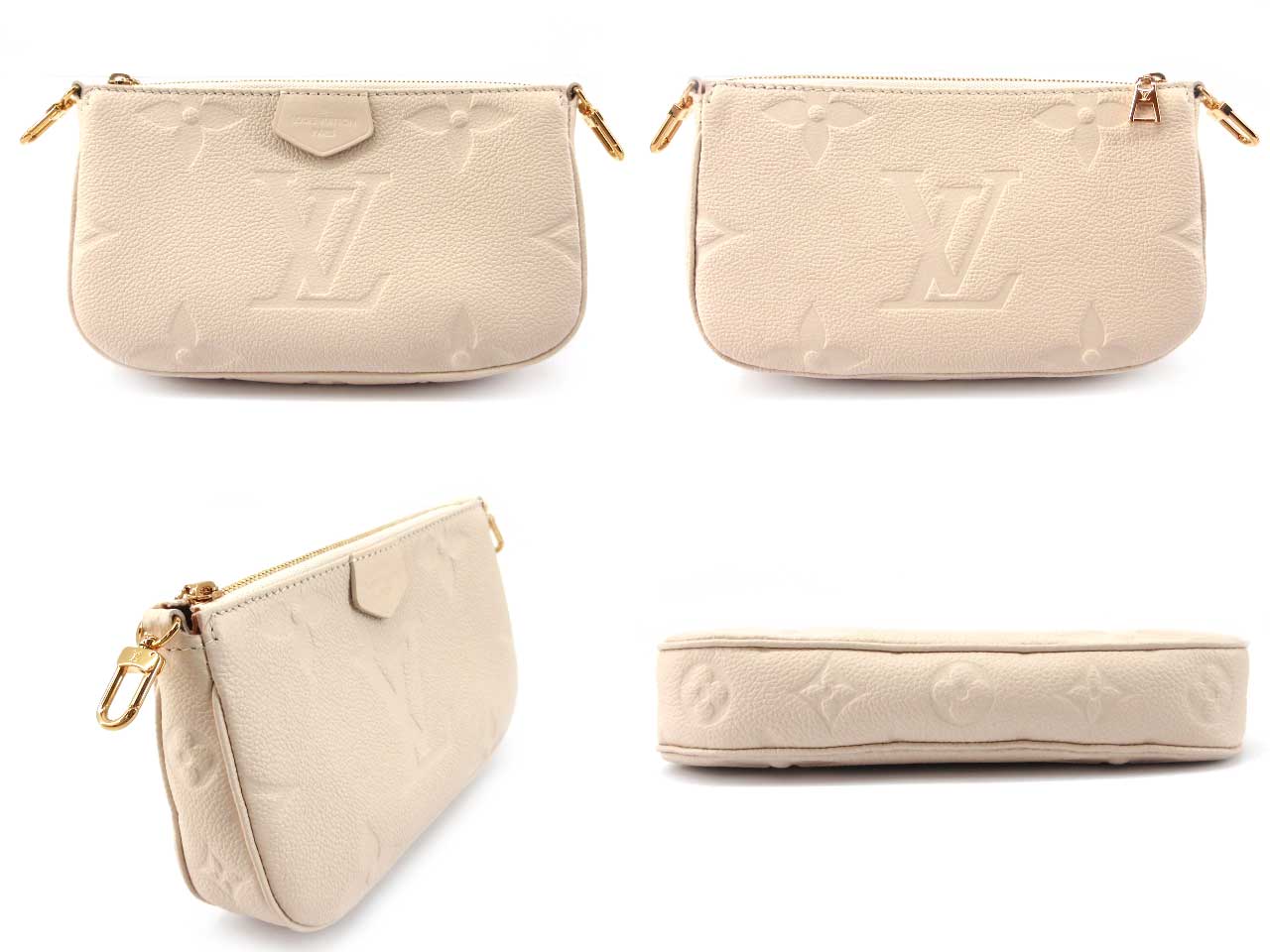 LOUIS VUITTON ルイヴィトン ショルダーバッグ ミュルティポシェットアクセソワール クレーム M80447