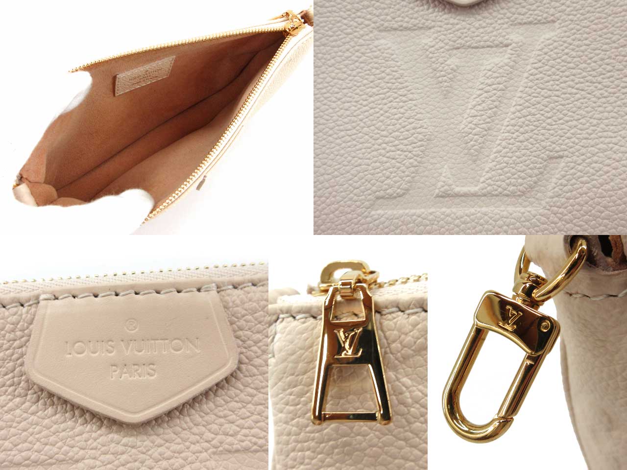 LOUIS VUITTON ルイヴィトン ショルダーバッグ ミュルティポシェットアクセソワール クレーム M80447