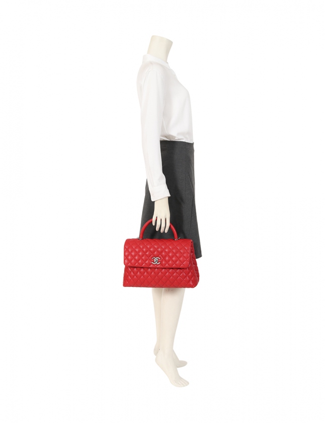 シャネル CHANEL シャネル トップハンドル ミニ フラップバッグ ショルダーバッグ AS2431 B05607 NA111