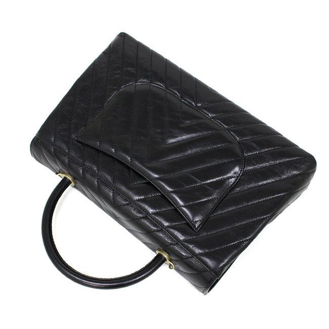 シャネル CHANEL パールバングルクラッチ バッグ GLD ブラック AS2609 B05967 94305