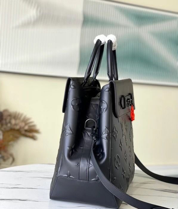 ルイヴィトン トートバッグ 2way スティーマー モノグラム 黒 M58710