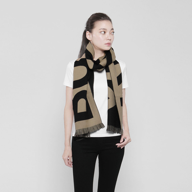 バーバリー BURBERRY マフラー メンズ レディース 8035525 ARCHIVE BEIGE ベージュ/ブラック