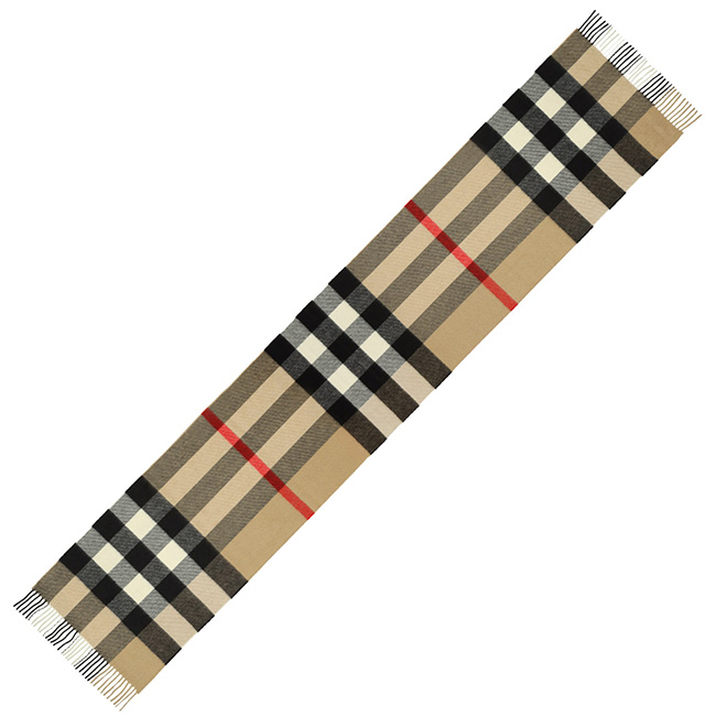 バーバリー BURBERRY マフラー メンズ レディース 8018175 ARCHIVE BEIGE ベージュ