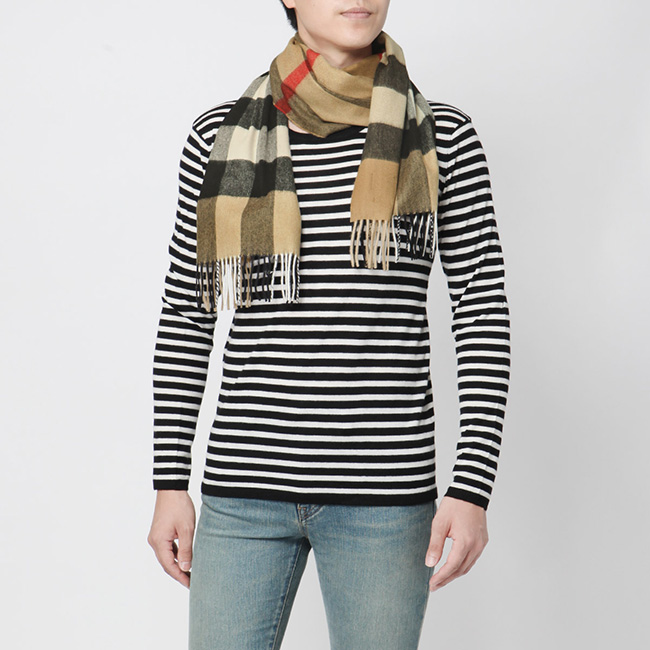 バーバリー BURBERRY マフラー メンズ レディース 8018175 ARCHIVE BEIGE ベージュ