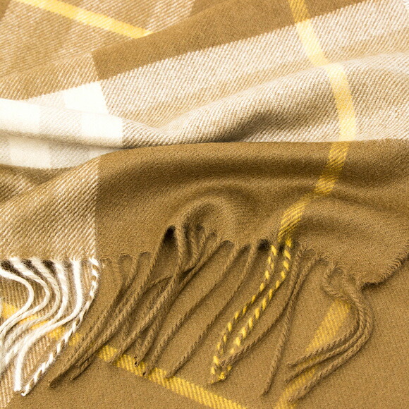 バーバリー BURBERRY カシミアマフラー （カシミヤ） ディープオリーブチェック 80226811