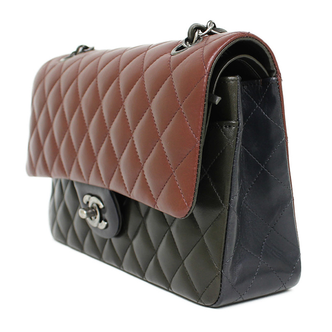 シャネル CHANEL ショルダーバッグ レディース マトラッセ AS2411 黒×マルチ ラムスキン CH652122
