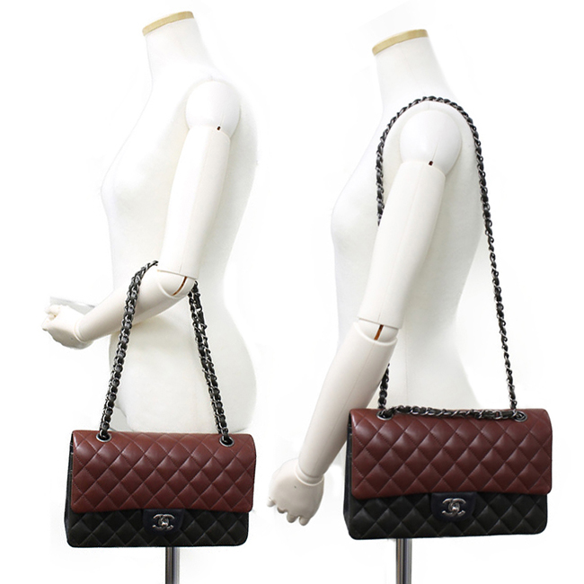シャネル CHANEL ショルダーバッグ レディース マトラッセ AS2411 黒×マルチ ラムスキン CH652122